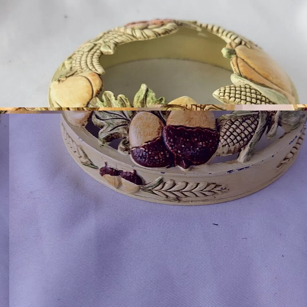 Yankee Candle Fall Bountiful Indian Corn Acorns Illuma Lid Topper Retired